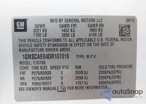 2013 Chevrolet Tahoe Ls from USA, damaged, VIN 1GNSCAE04DR167016